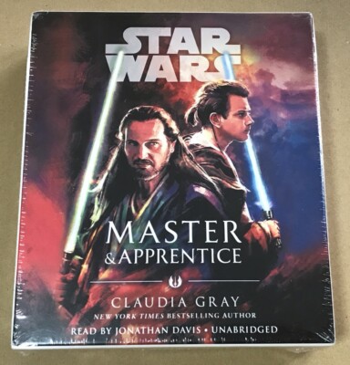 SEALED Star Wars Master & Apprentice Unabridged Cd Audio Book 10x Cd Rare