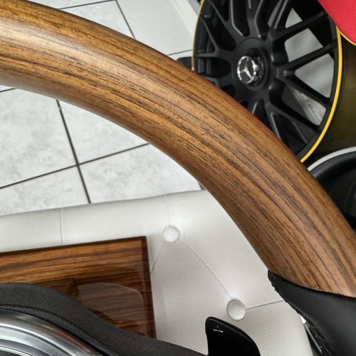 Mercedes-Benz Volante In Legno VA2 Noce Naturale Opaco W463 W167 - Foto 9 di 13