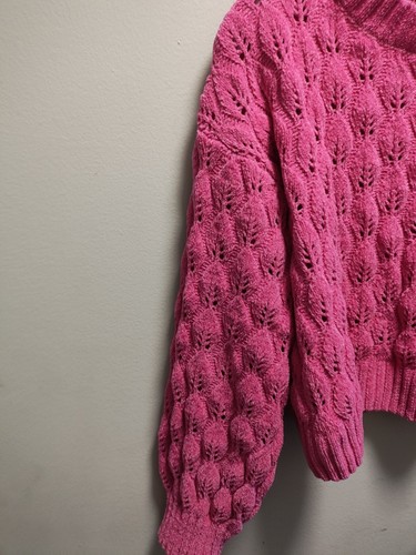 Pink Rose Sweater Small - Picture 4 of 5