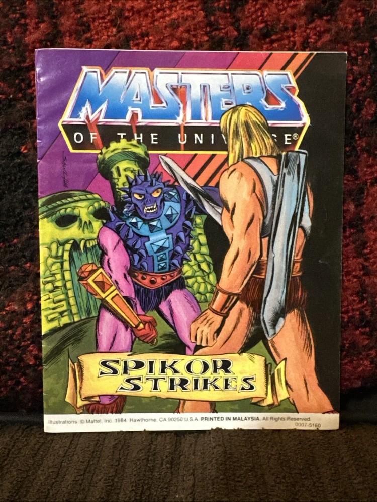 Vintage 1984 He-Man MOTU Masters of the Universe SPIKOR STRIKES Mini Comic