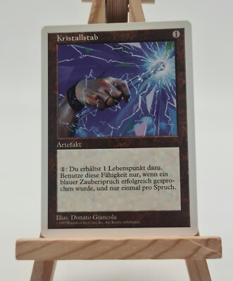 Kristallstab 5. Edition (5ED) Magic Karte deutsch (Crystal Rod)