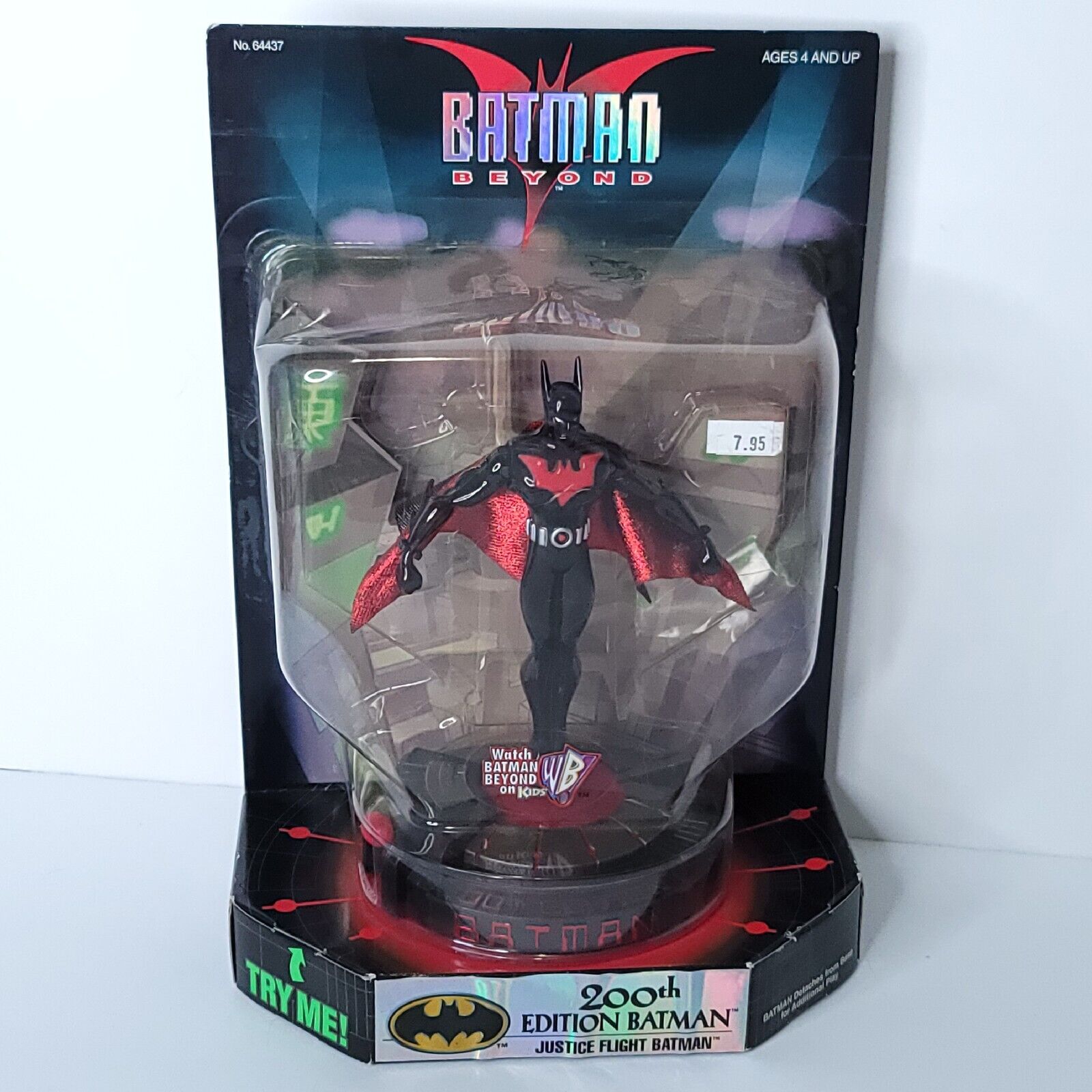 Hasbro 200th Edition Batman Beyond Action Justice Flight Figure bubble Dented