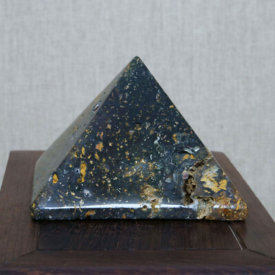 SALE オーシャンジャスパーピラミッド　497g B4976-469g Natural Ocean Jasper Pyramid Quartz Healing Madagascar