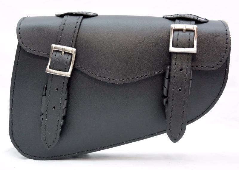 Sacoche latérale droite étanche en cuir rigide pour Sportster