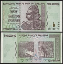 22112 - ZIMBABWE 50 TRILLION BANKNOTE TRILLIONEN UNC / unzirkuliert/bankfrisch