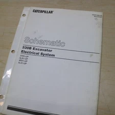 Caterpillar 330B Crawler EXCAVATOR Electrical Schematic manual system diagram