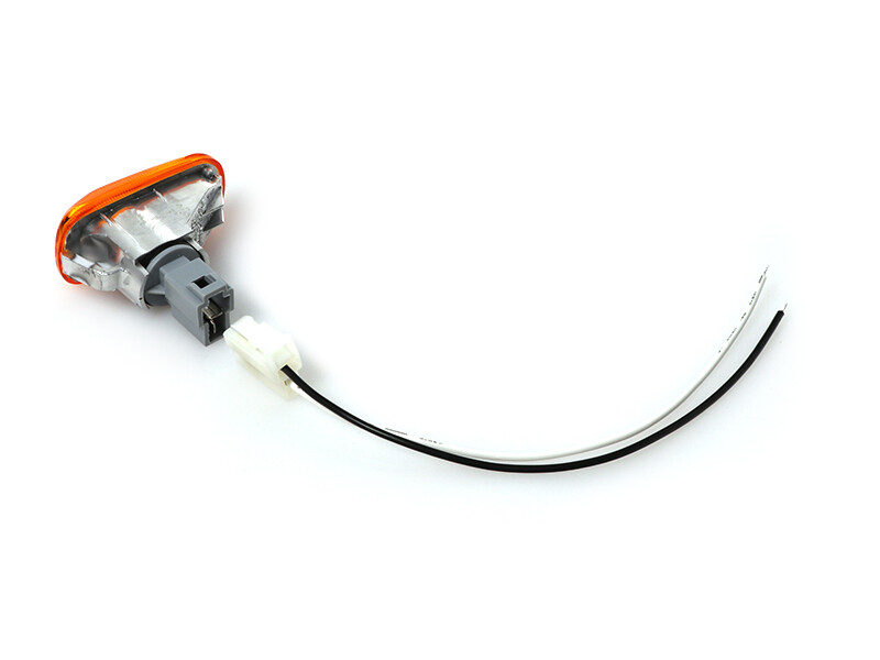 JDM Crystal Amber Marker Lights + Bulbs - For Acura Integra 90-01, RSX 02-06, Honda Civic 02-05