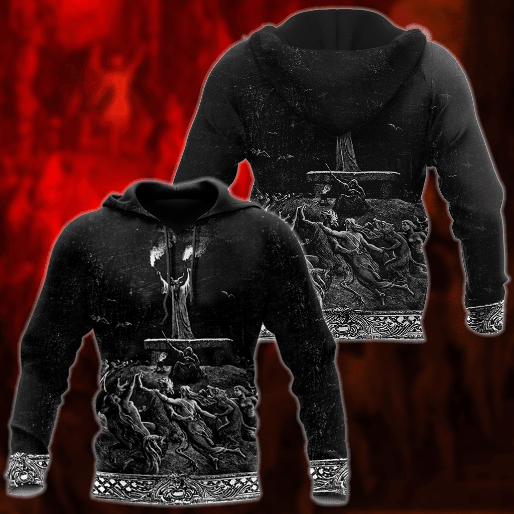 Satanic Devil 3D Full Body Printed Hoodie, Perfect Item, Gift For Your Friends
