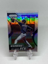 2020 Panini Prizm Baseball Triston McKenzie #WIP-9 Warming in the Pen Silver