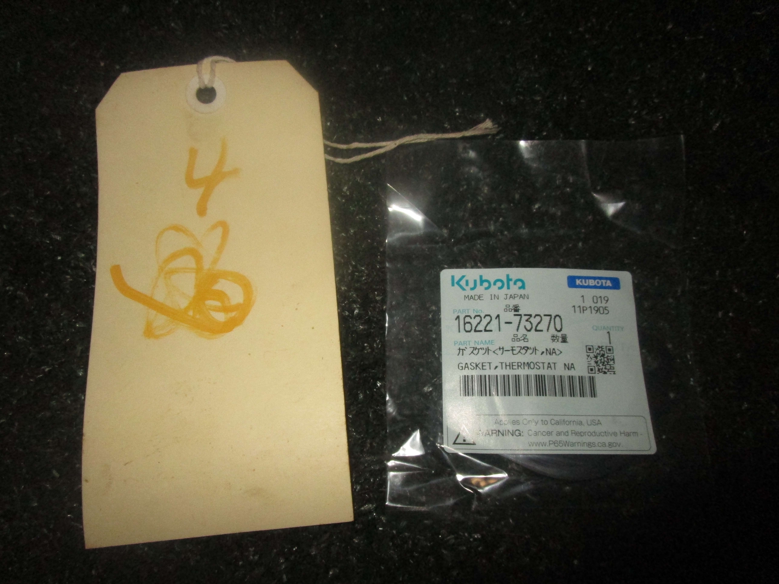 2005 kubota rtv900 rtv 900 one 1622173270 Thermostat gasket nos eBay