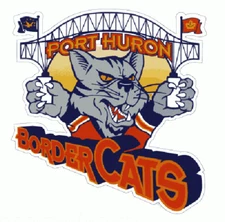Port Huron Border Cats Defunct UHL Hockey Team Mens Polo XS-6X, LT-4XLT New