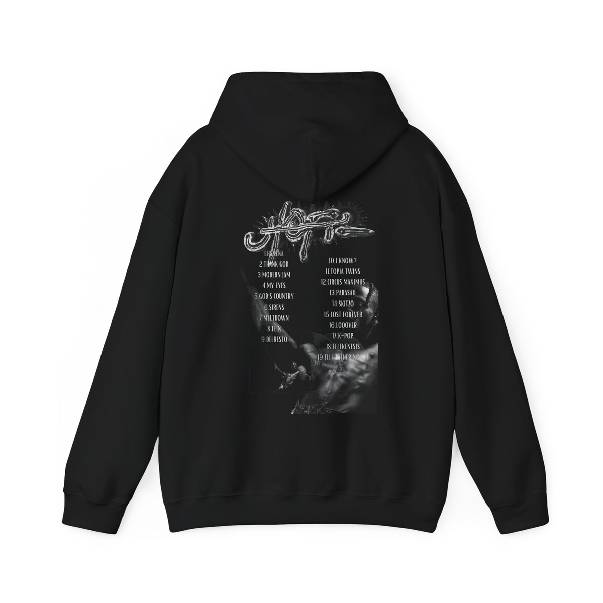 パーカー・フーディ Travis Scott Utopia A2 Hooded Sweatshirt Travis Scott Utopia A2 Box Set, Medium Brown Hoodie, Factory