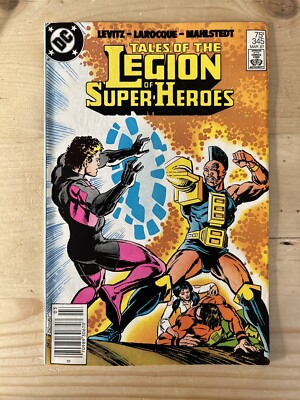 TALES OF THE LEGION OF SUPER-HEROES # 345 (DC Comics, MAR 1987) VG Bagged