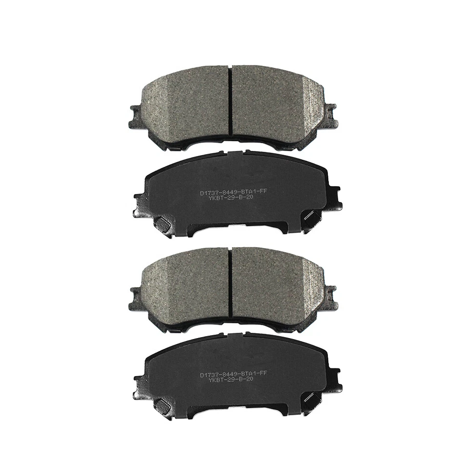 Pastilhas de freio dianteiras e traseiras de cerâmica para 2014 2015 2016 2017 2018 2019 Nissan Rogue - Imagem 3 de 4