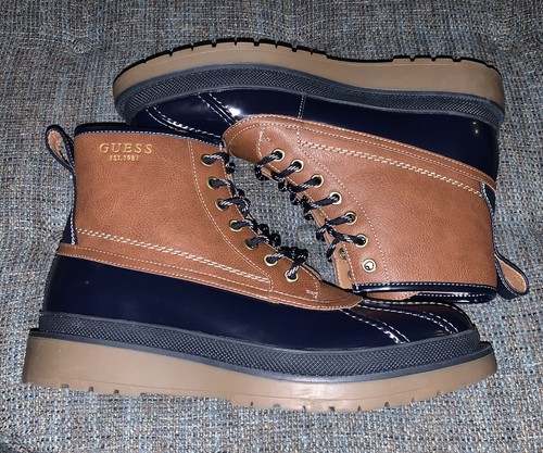 blue guess boots