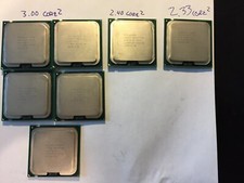 core 2 duo lot 5x 3.00 1x2.4 1x2.33 Processors Intel