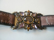 Dyrberg Kern Armband mit Swarovski Steinen, lila und bronze Töne Trachtenschmuck