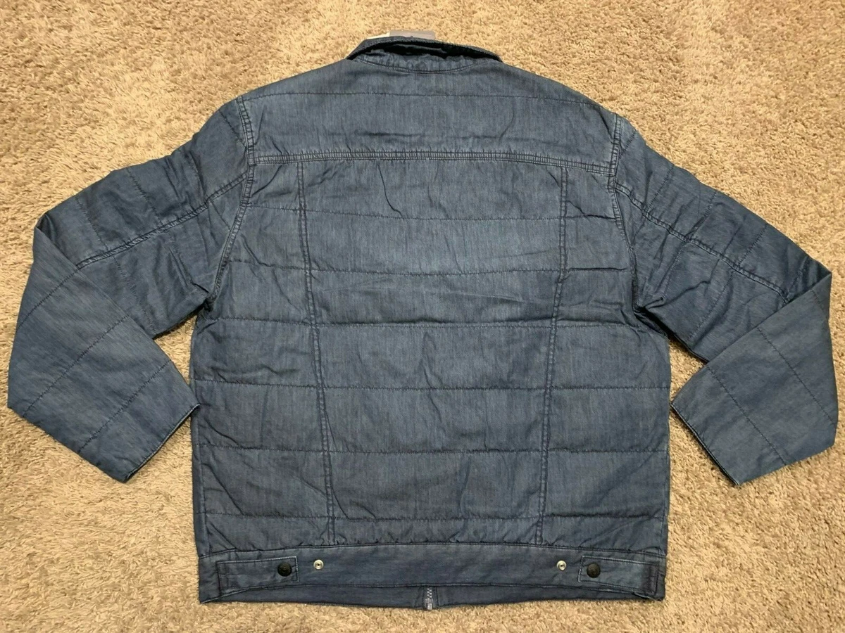 Levi's Performance Packable Trucker Jacket Indigo Men's XL NWT RT$128 0001 D12