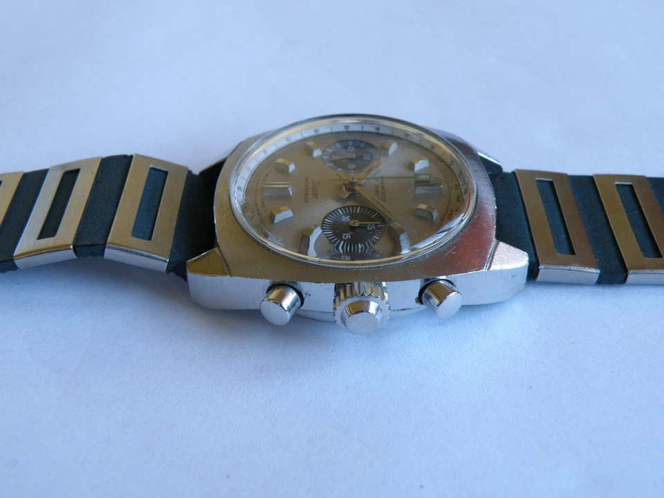 SUPER WATERPROOF-CRONO-ACCIAIO-OVERSIZE(37 X 38 MM)-CASSA E CORONA A VITE- L.248 - Immagine 4 di 4