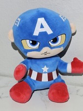 Ty Beanie Baby Marvel Captain America 6" Plush Toy Avengers Chibi Soft 2023