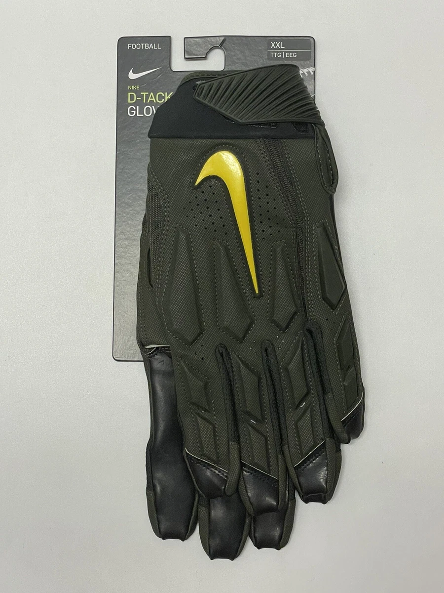 Green lineman sales football gloves