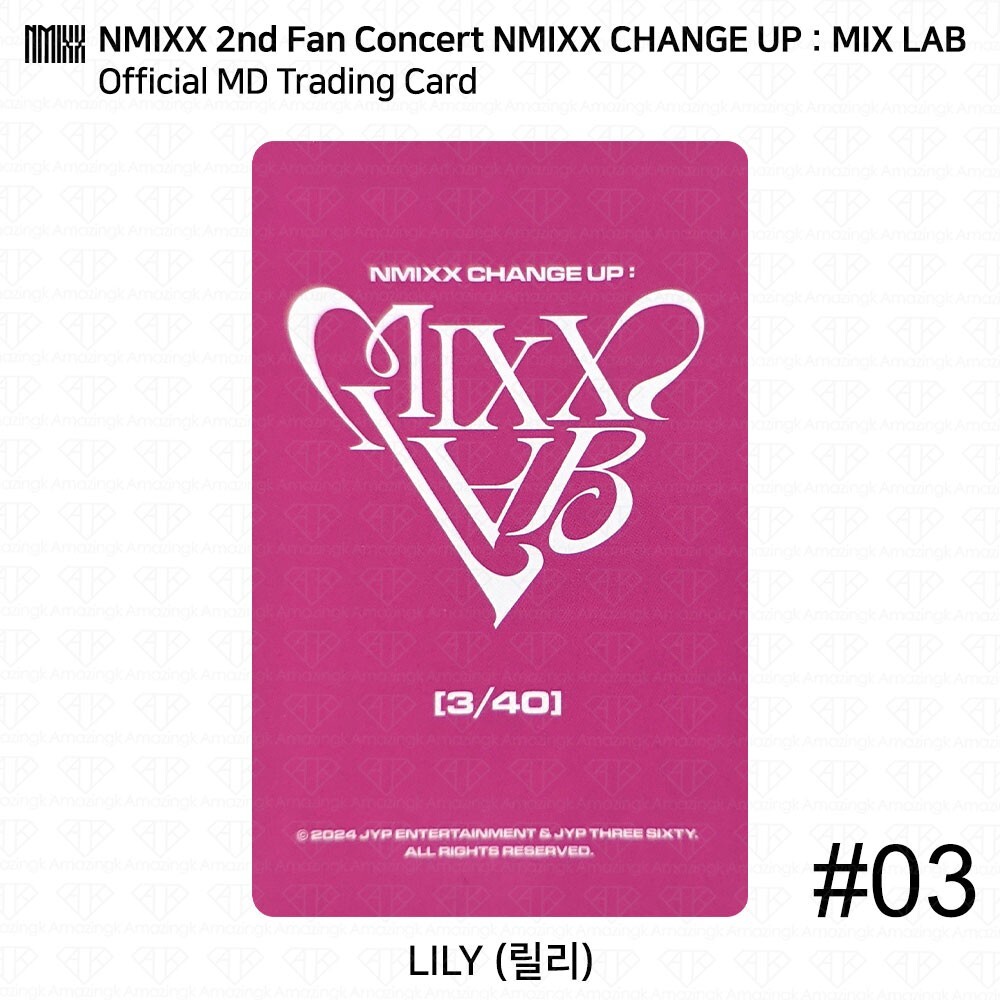 NMIXX 2nd Fan Concert NMIXX CHANGE UP : MIXX LAB MD Trading Card