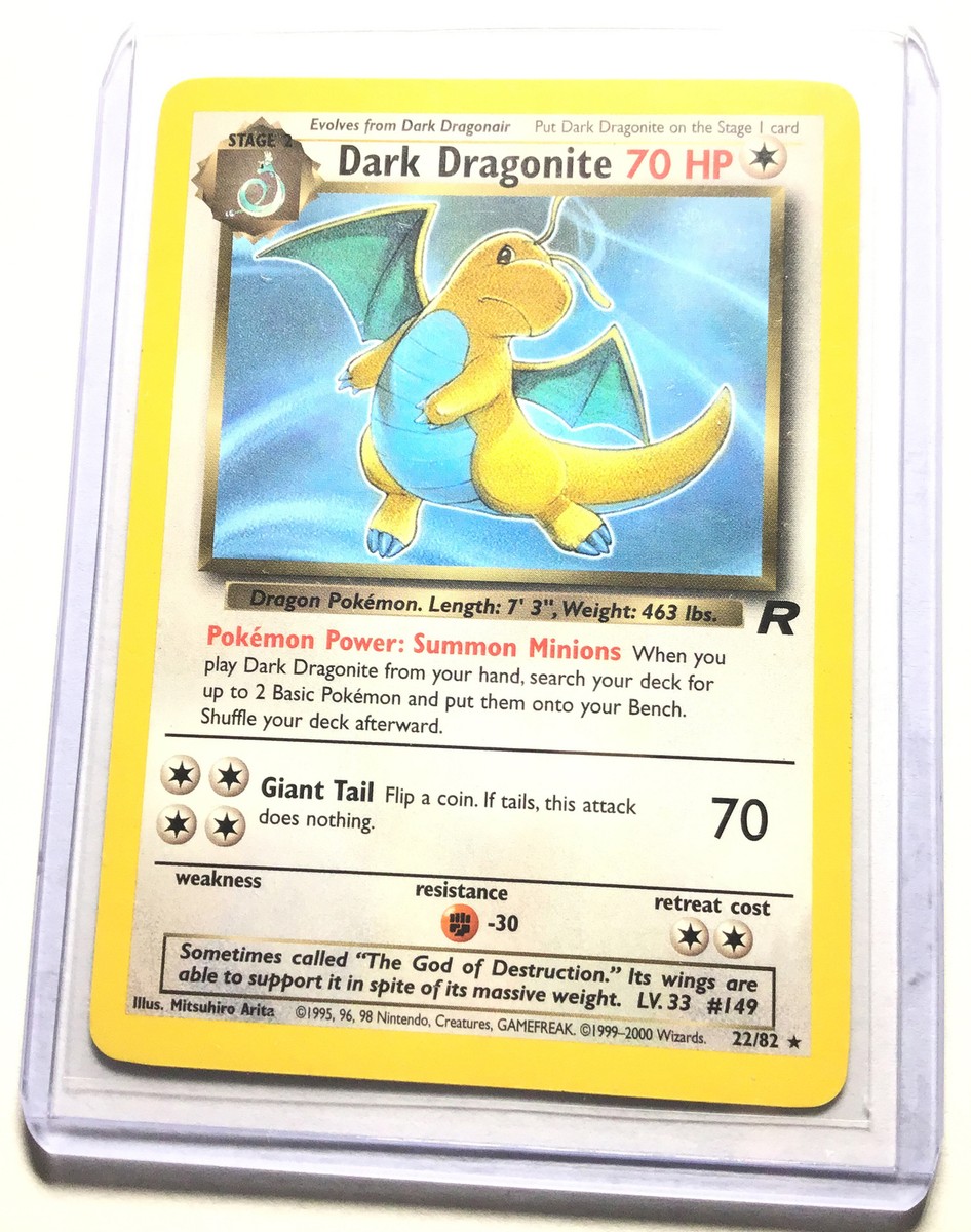 DARK DRAGONITE 22/82 わるいカイリュー 英語版ポケモン DARK DRAGONITE - 22/82 - Team Rocket - Rare - Pokemon Card - NM | eBay