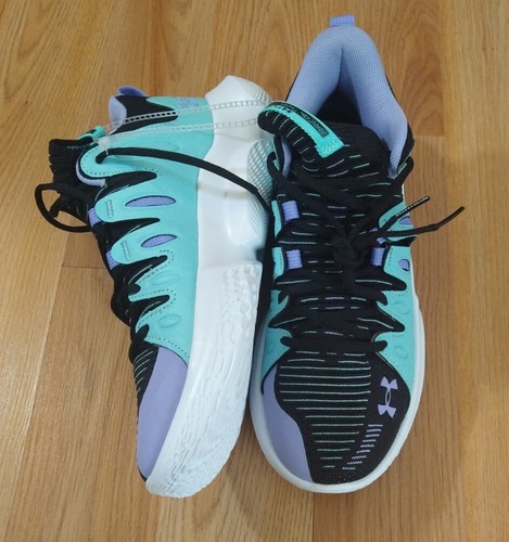 Under Armor Flow Breakthru 4 Blue Black & Purple Size Women's 10.5 - Picture 3 of 6
