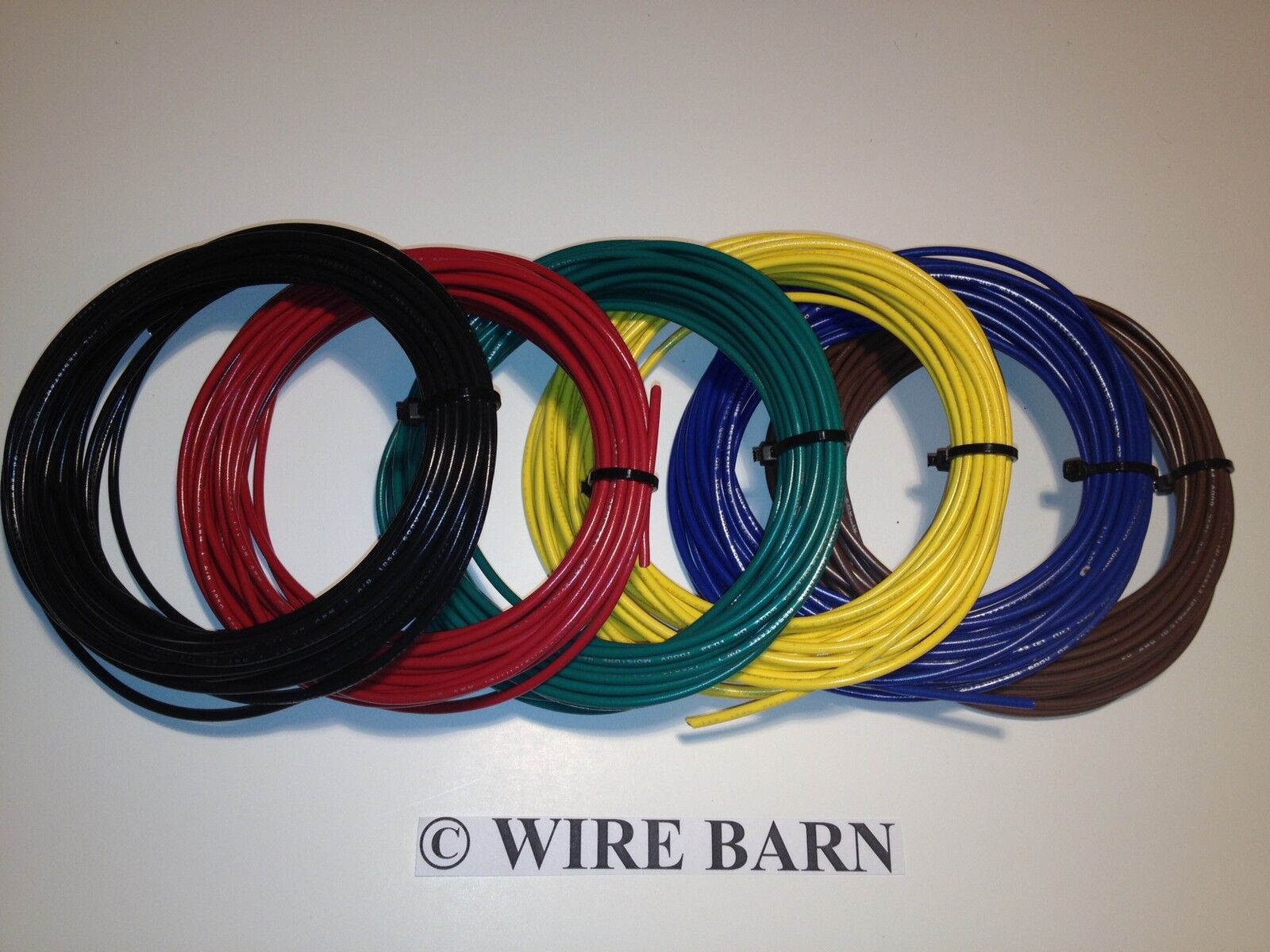 20 AWG MTW / TEW / UL1015 - 20 AWG HOOKUP WIRE - SIX (6) COLORS