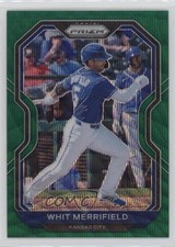 2021 Panini Prizm Tier II Green Wave Prizm Whit Merrifield #109 19jd