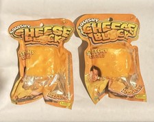 Squishy Cheese Block Stretchy Stretchy Cheese - Cheese Madness Set Of 2