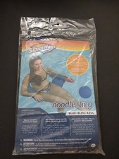 Swimways Noodle Sling Blue Mesh Flexible Pool Floating Seat Summer New