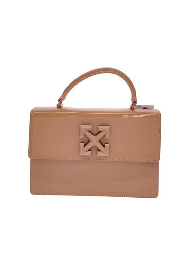 Off-white Shoulder Bag Enamel BEG Plain Used