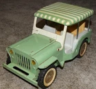 VINTAGE TONKA OUTDOOR LIVING SET COVERED SURREY GALA JEEP