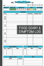 Food Diary & Symptom Log: 90-Day Tracking Diet Affects for Food Sensitivity, IBS