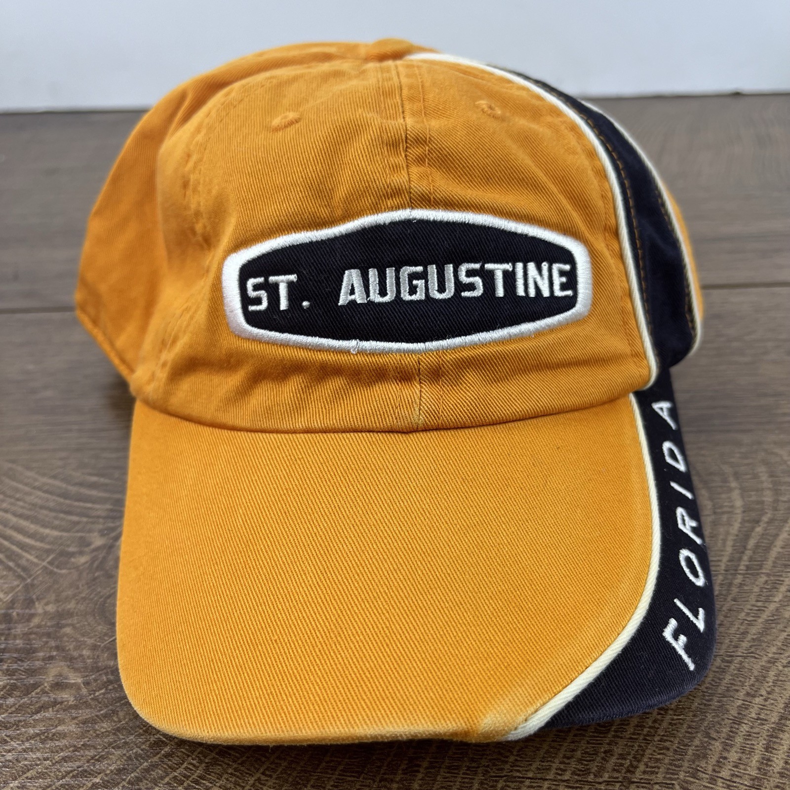 St. Augustine Hat Florida Adjustable Hat Orange A… - image 2