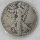 1937 Walking Liberty Half Dollar in VG Condition