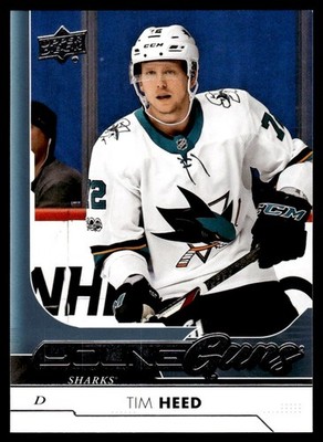 2017-18 Upper Deck Young Guns Tim Heed Rookie San Jose Sharks #484 R26