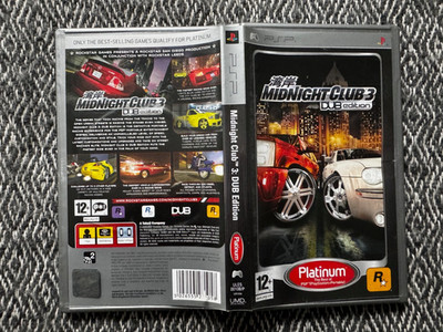 psp MIDNIGHT CLUB 3 DUB EDITION Game (*Works On US Consoles*) REGION FREE PAL