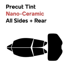 Precut Window Film Automotive Nano Ceramic Any % Tint for Toyota C-HR 2018-2021