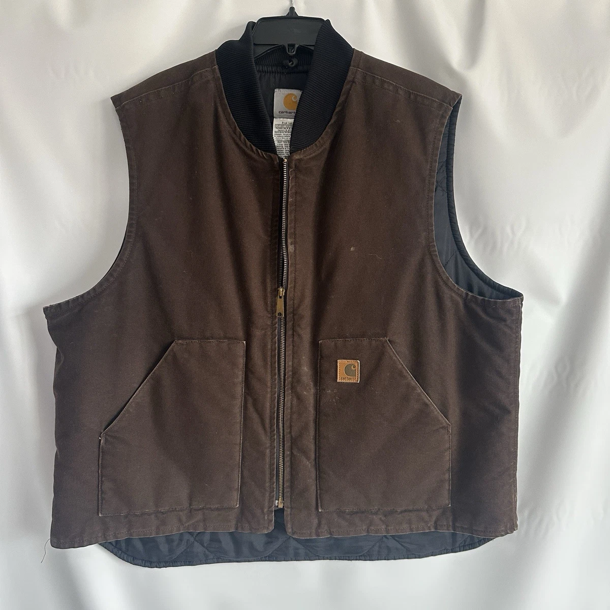 Carhartt Sandstone Vest In Men's Coats & Jackets for sale | eBay