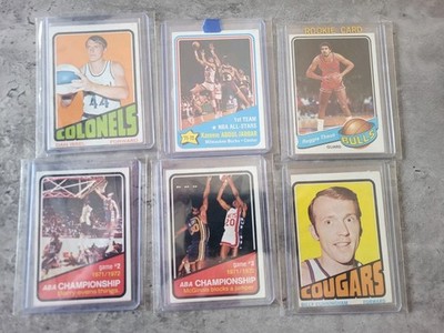Vtg Topps (13) Abdul-jabbar, Cunningham, Essentially, Barry, Gilmore, King