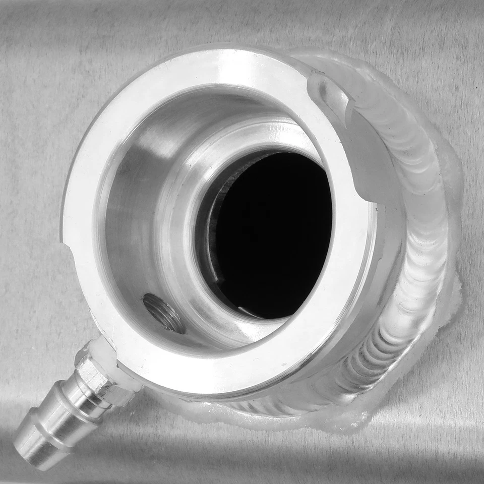 ALUMINUM COOLANT EXPANSION TANK OVERFLOW RECOVERY BOTTLE FOR 11-14 CHALLENGER - Image 3 of 4