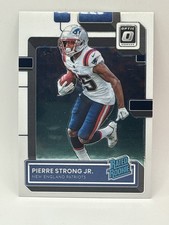 Pierre Strong Jr. Rated Rookie Card 2022 Donruss Optic #241 New England Patriots