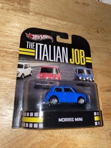 ホットウィール　モーリス ミニの赤青2台セット（The Italian Job） ホットウィール モーリス ミニの赤青2台セット（The Italian Job