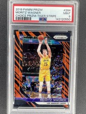 Moritz Wagner 2018-19 Prizm Choice Tiger Stripe Prizm Rookie #284 PSA 9