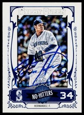 Felix Hernandez SIGNED 2013 Topps Gypsy Queen No Hitters #NH-FH MARINERS AUTO