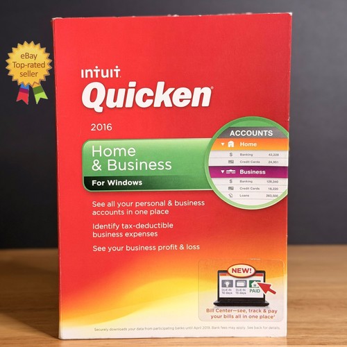 ⚡️Quicken Home And Business 2016 For WINDOWS PC - PLEASE READ BELOW ⚠️TESTED