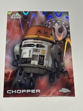 2025 Topps Chrome Star Wars Chopper #25 RayWave Refractor