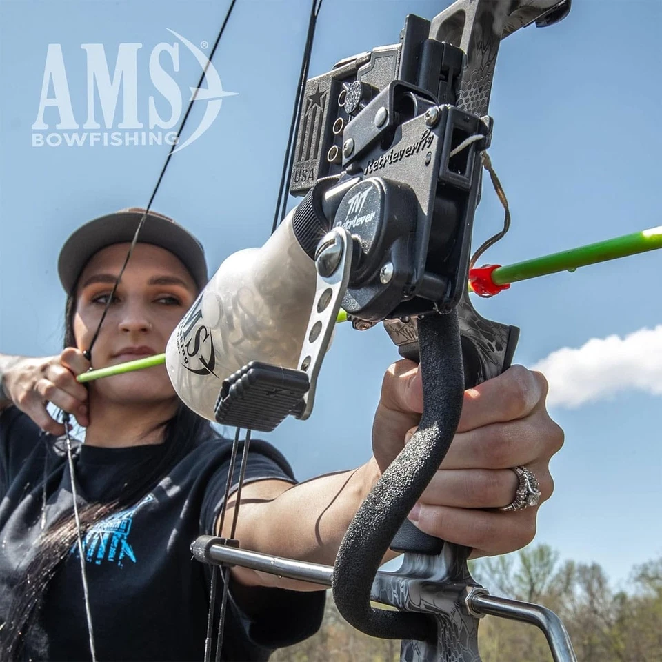 Carrete de pesca con arco izquierdo AMS BOWFISHING Retriever TNT (610-23-LH) Foto 2 de 4